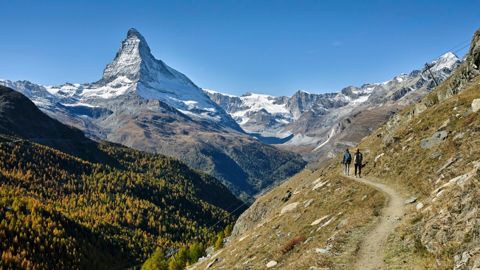 The Matterhorn above Zermatt, Switzerland
