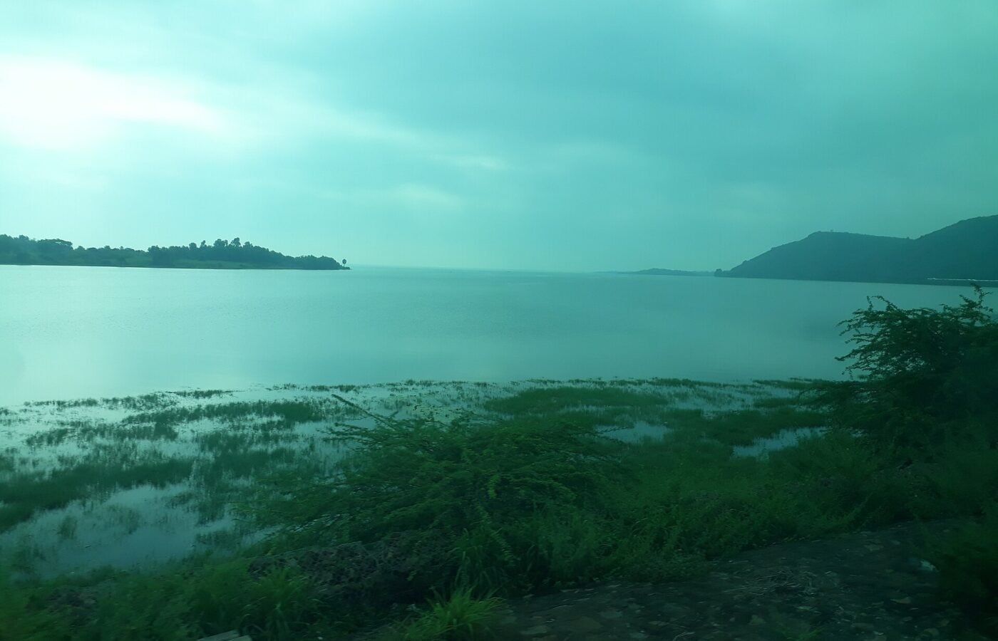 Chilika Lake in Odisha, a wide brackish lagoon under open sky
