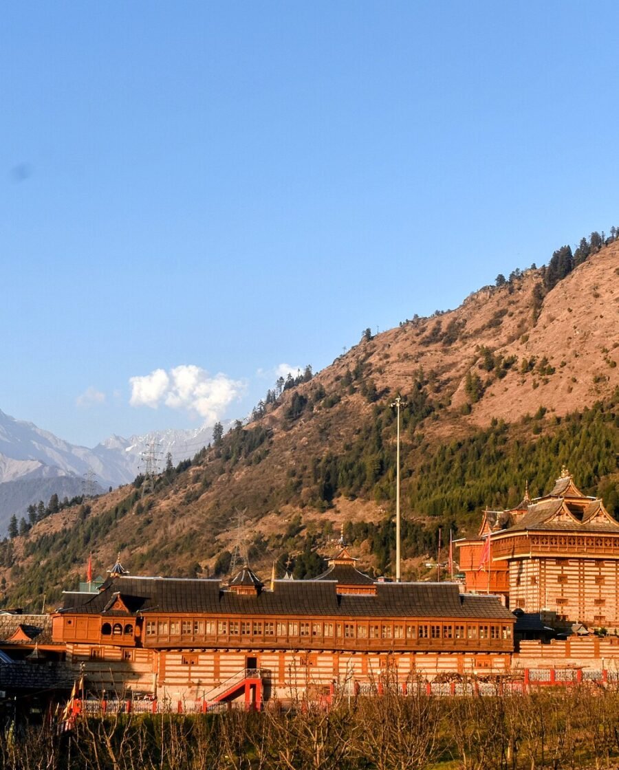 Shimla and the surrounding Himachal hills seen across the valley